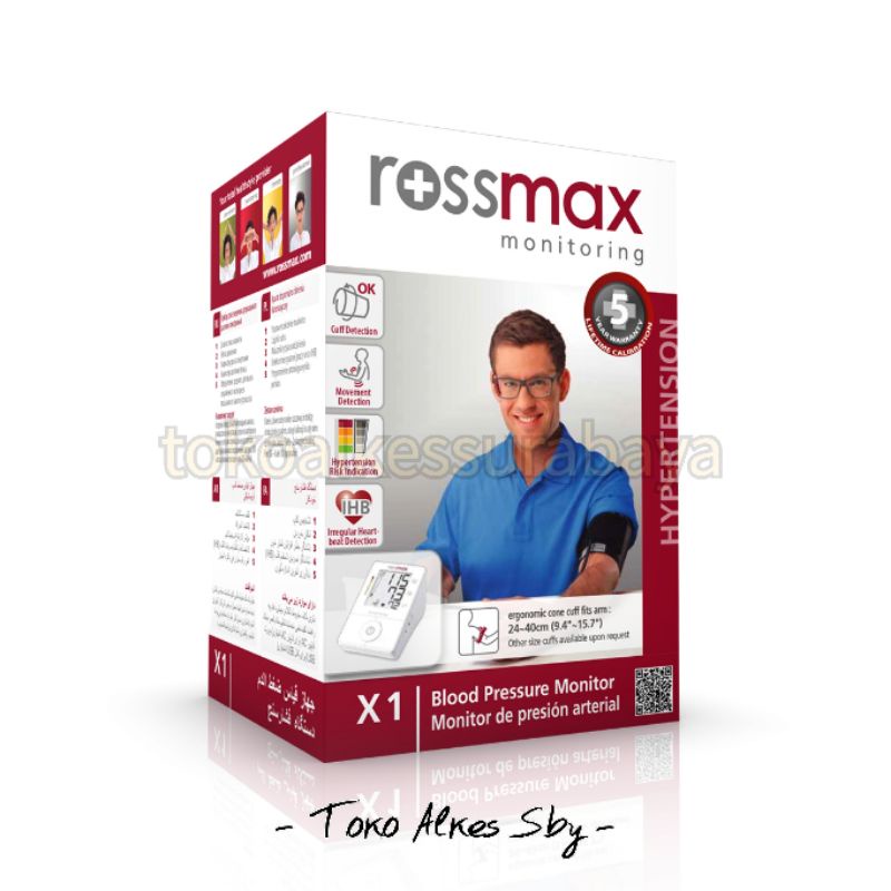 Tensimeter Digital Rossmax X-1 Tensi Model Lengan