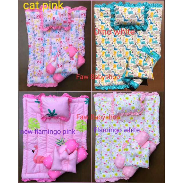 Big Baby Bed Set Sarung Lepas Bedcover Selimut Bantal Crown Guling Alas Tidur Bayi Bedding set baby