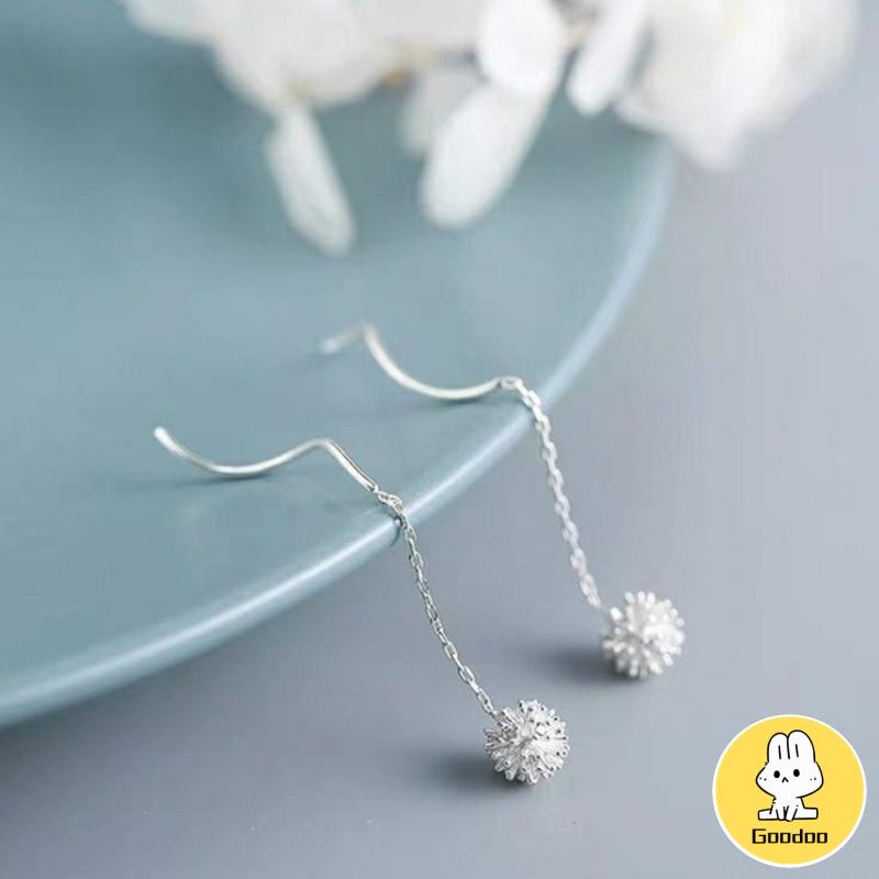 Anting-anting daisy wanita gaya Korea / anting rumbai wanita gaya Korea -Doo