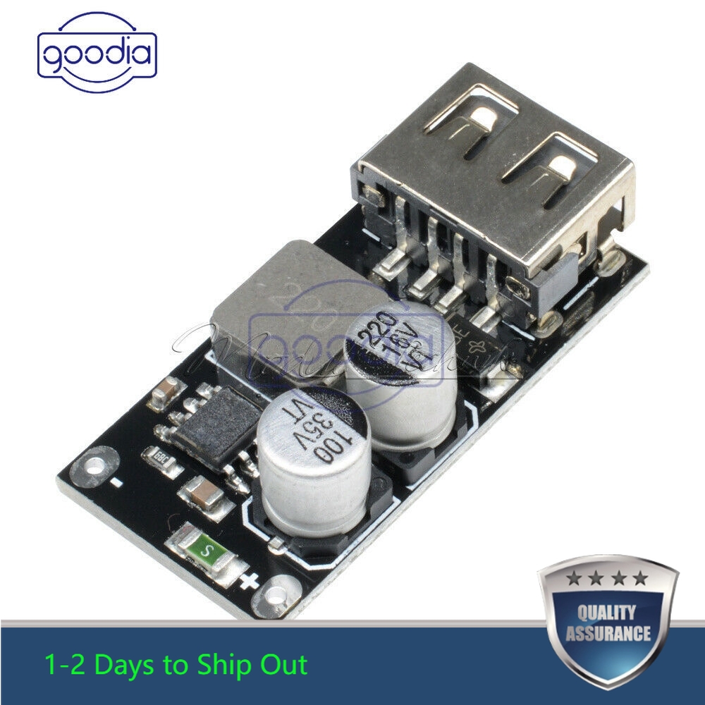 Modul Sirkuit Konverter Pengisian Daya Dc-Dc 12/24v Ke Qc3.0 2.0 6-32v