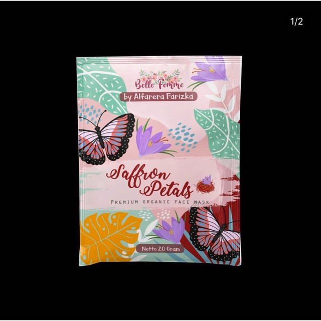 SAFFRON PETALS (ada bunga saffron asli di dalam nya) 20gram PREMIUM