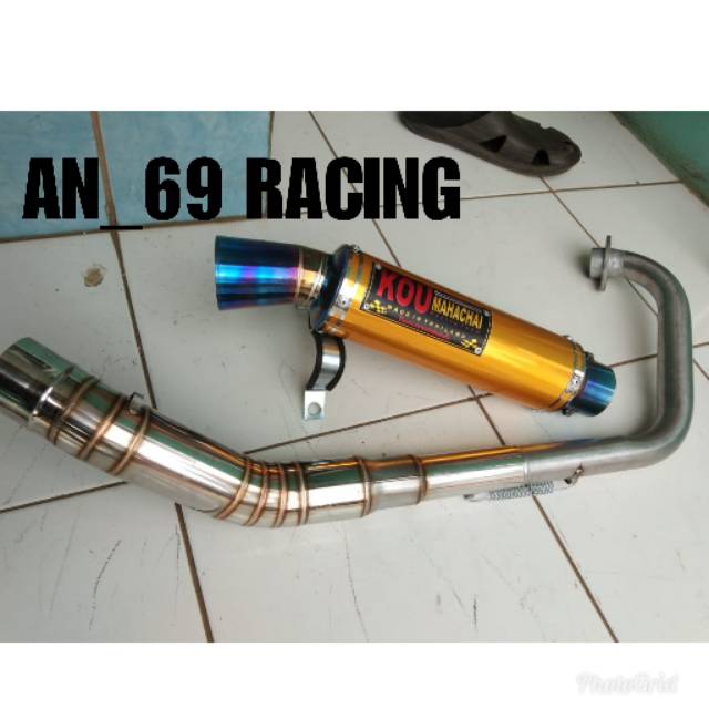 Knalpot kou mahachai bluemoon satria fu