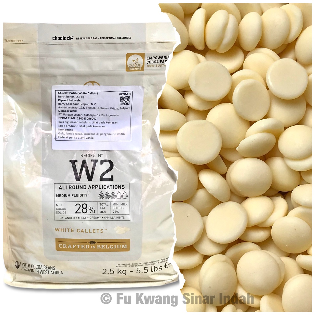 

Callebaut White Chocolate Belgian Couverture 100 gram