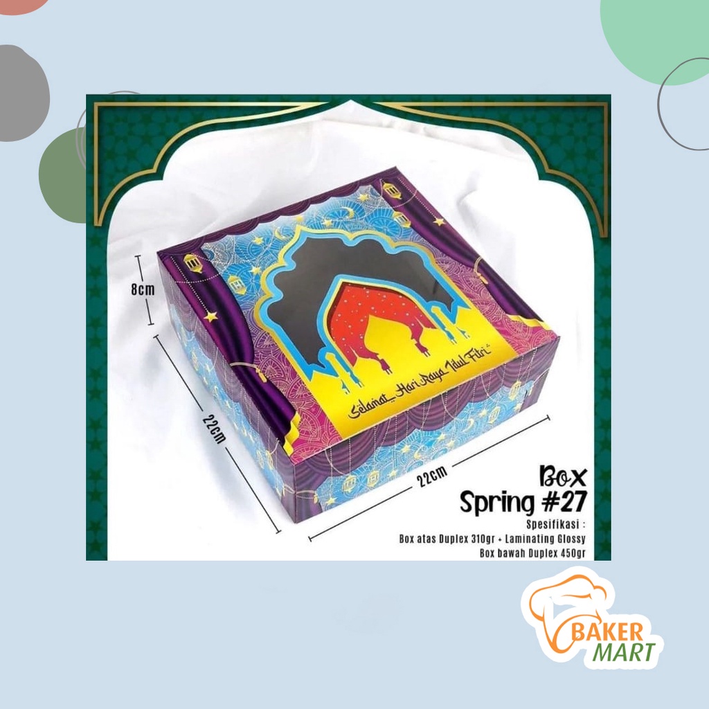 

Box Lebaran Spring 27 Uk 22x22x8cm /pcs