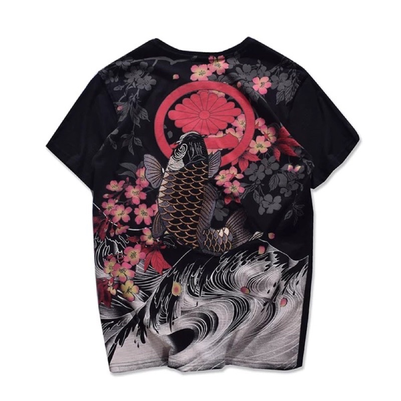 SK01 KAOS SUKAJAN IMPORT PRIA WANITA JEPANG KOREA HARAJUKU KOI ORIGINAL M-3XL JY19