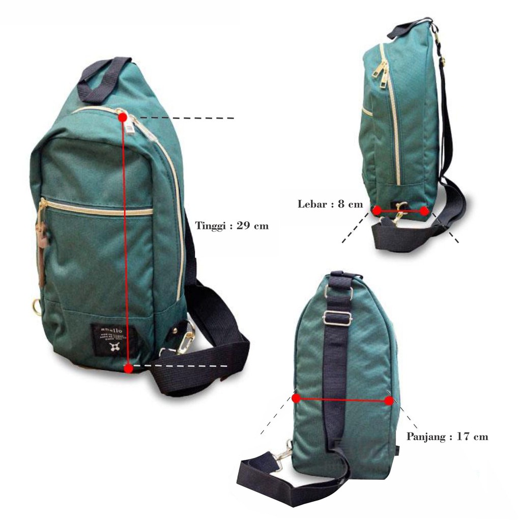 EXLUSIVE Anello Shoulder Bag Tas Selempang Anello A392