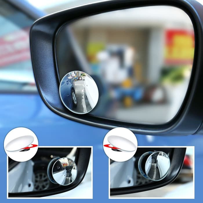 SPION BLINDSPOT Kaca Spion Kecil Mini Cembung Wide Angle Blind Spot Car Mirrors