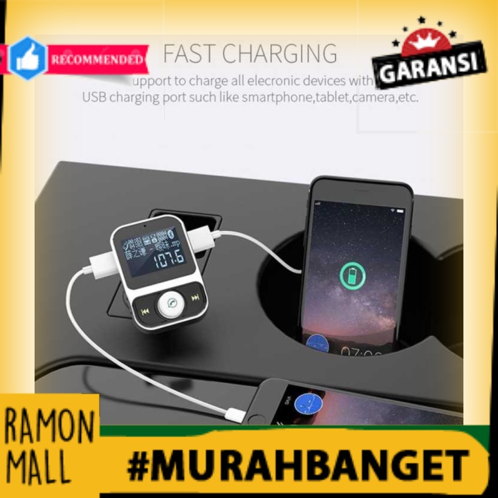 PET unique  HY-88 Dual USB Car Charger Wireless Bluetooth FM Transmitter Car Kit Limited