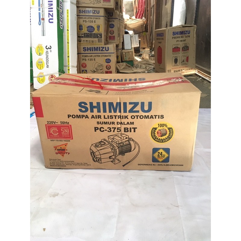 pompa air listrik otomatis Shimizu PC 375 Bit