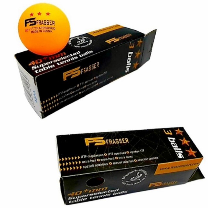 Bola pingpong Fresser *3 star isi 3/ tenis meja/ table tennis