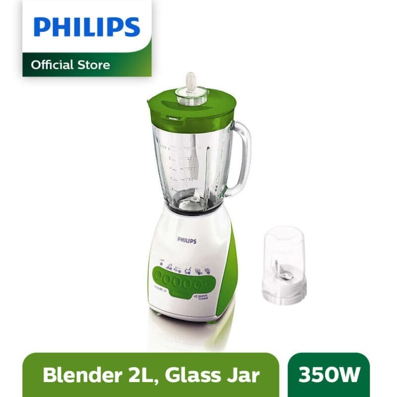 PHILIPS Blender Kaca 2 Liter 2in1 2 Tabung HR 2116