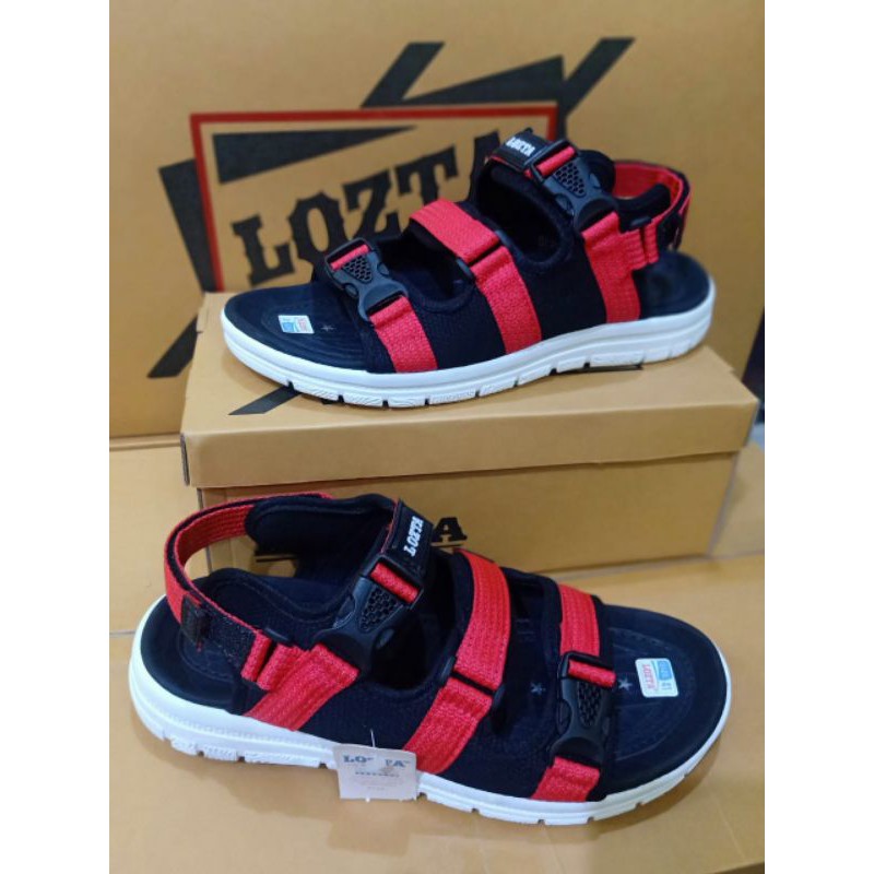 SANDAL GUNUNG PRIA ORIGINAL LOZTA/SANDAL GUNUNG PRIA TERBARU-Merah