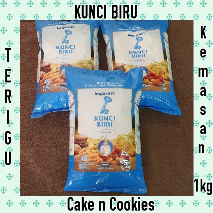 

hbt204tt Terigu Kunci Biru Untuk Kue2, Cake Dan Biskuit Da01D100