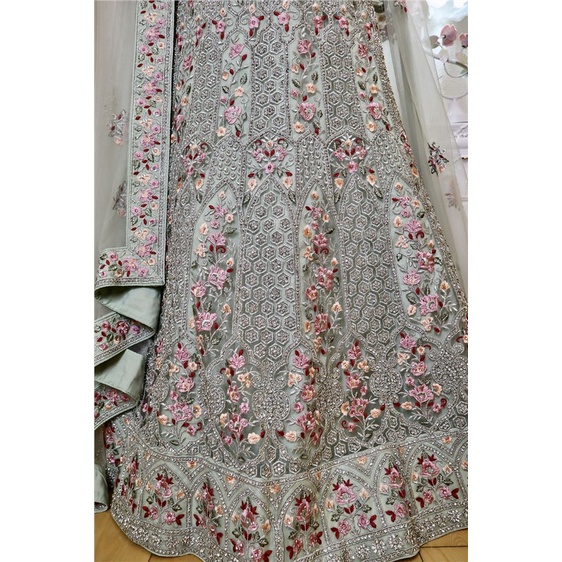 ❈▨▣Muslim Indonesia [Spot sale] gaun pengantin Muslim gaun pengantin Lengha sari