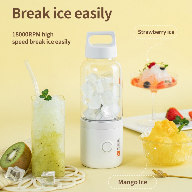 VITAMER Juicer 500 ML Juicer Cup Electric (JUICER &amp; ICE CRUSHER)Juser maju yang nyaman