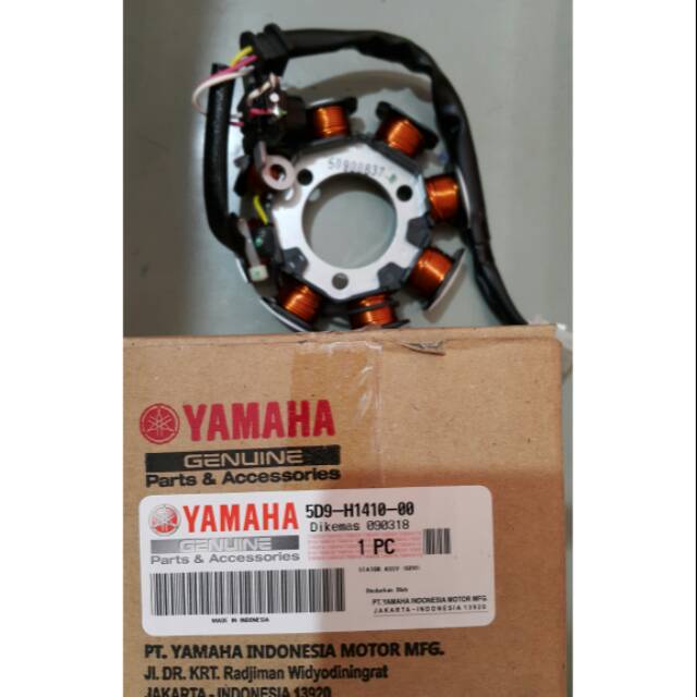 Stator Assy Spull Spul Comp Yamaha Vega ZR New 5D9 H1410 10