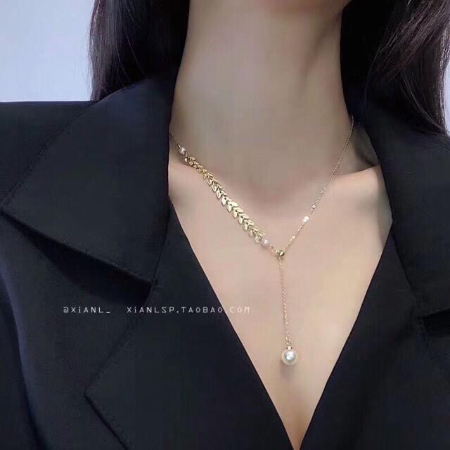 Aksesories Wanita Kalung Fashion Korea Impor Ori Titanium Anti karat KT82