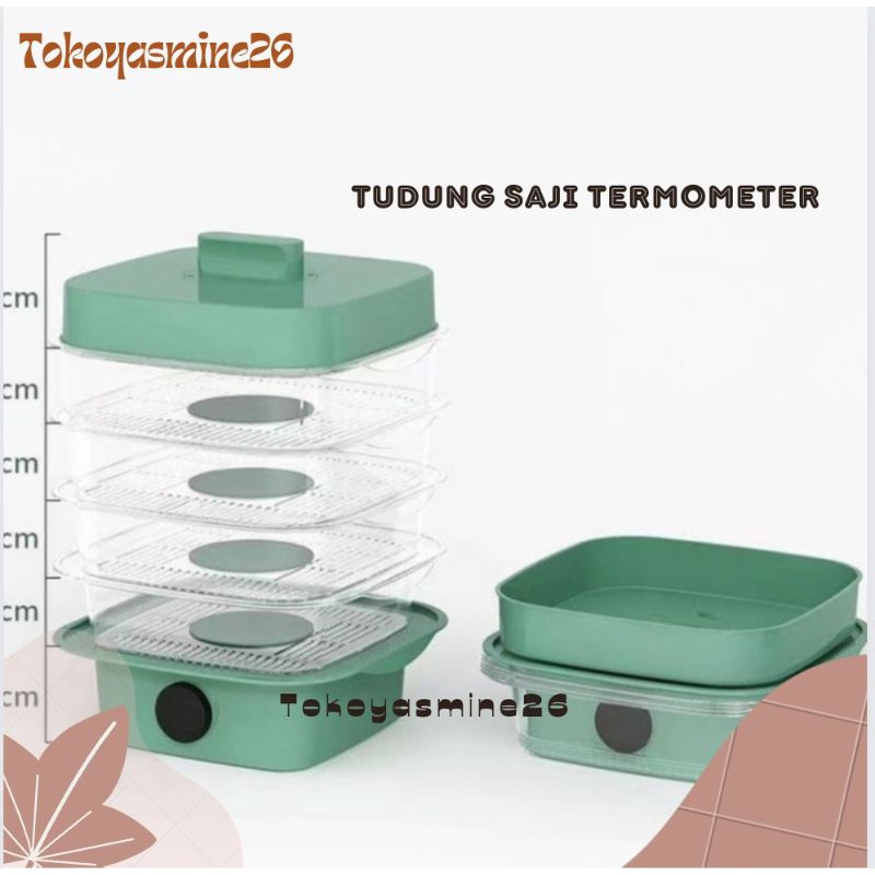 Tudung Saji Termometer Viral 2 Susun/Food Storage 2 Susun/Tudung Saji Modern
