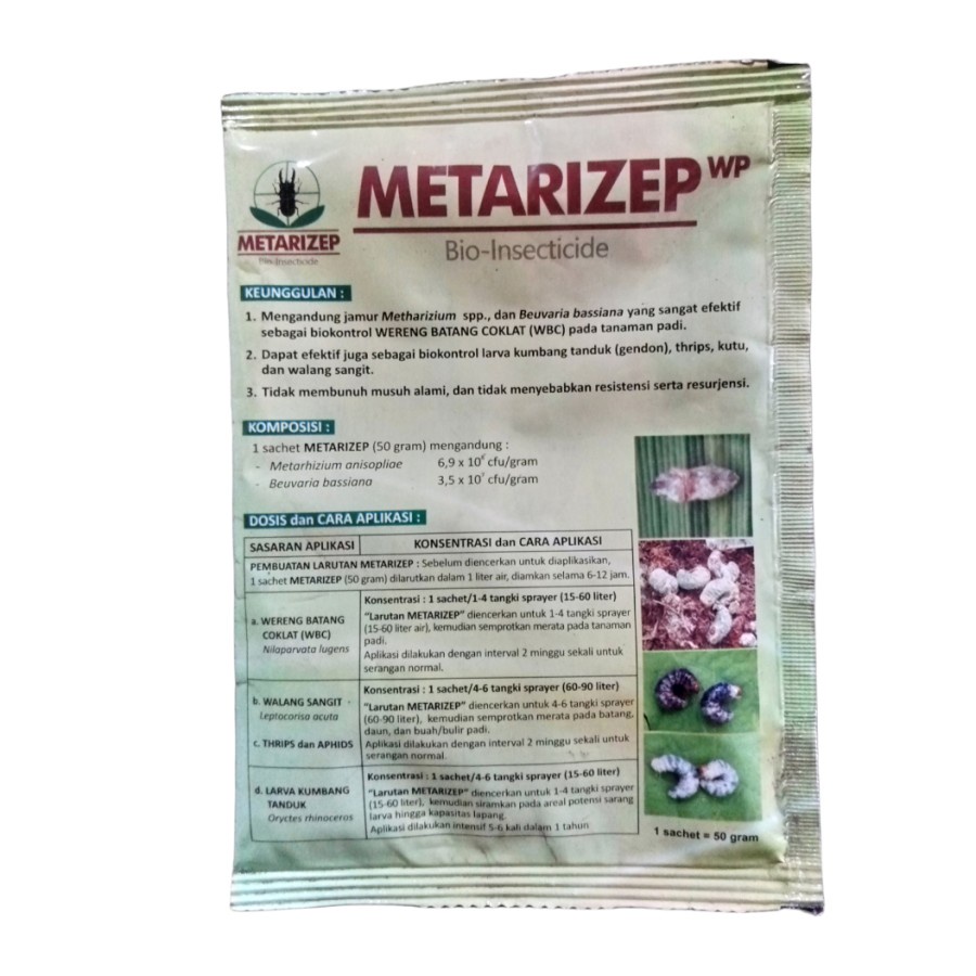 Insektisida Bio METARIZEP 50Gram