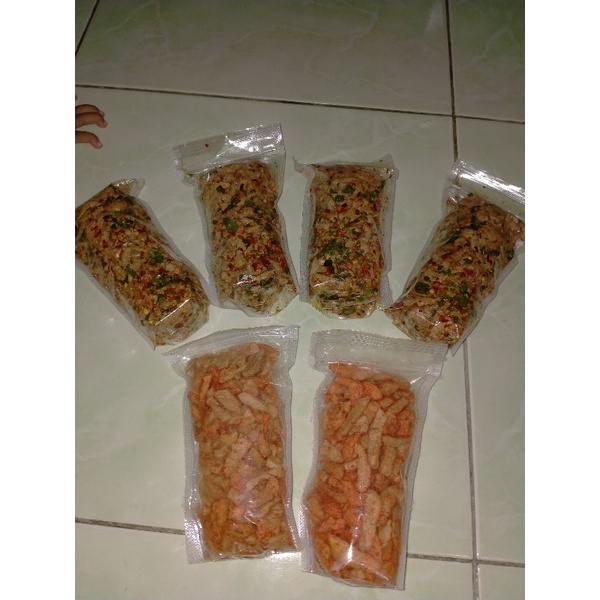 

Basreng pedas daun jeruk, original daun jeruk