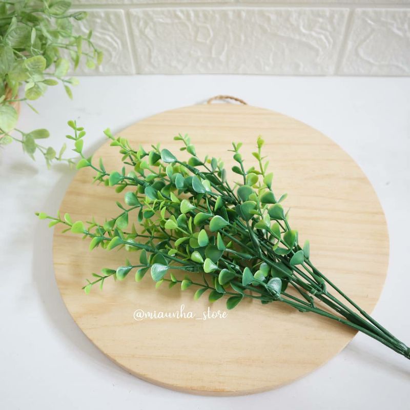 [Artificial] daun eucalyptus bulat kecil