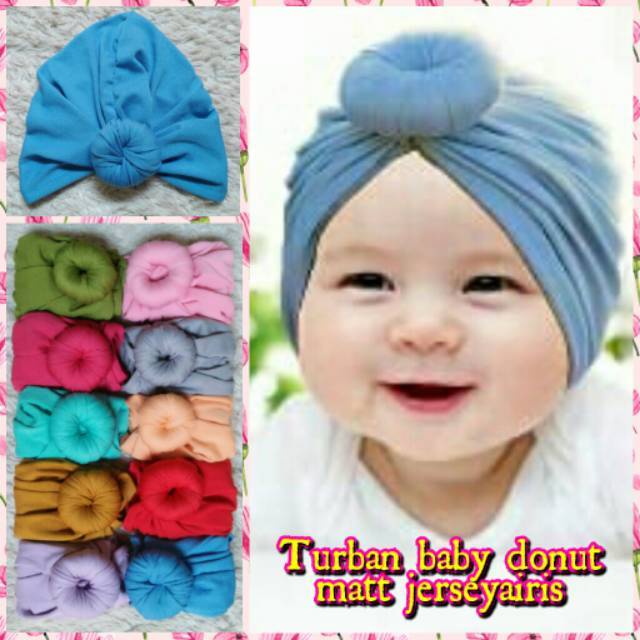 Turban Donat Anak | Turban Anak | Turban Bayi | Turban Lucu | Pusat Turban Bayi dan Anak