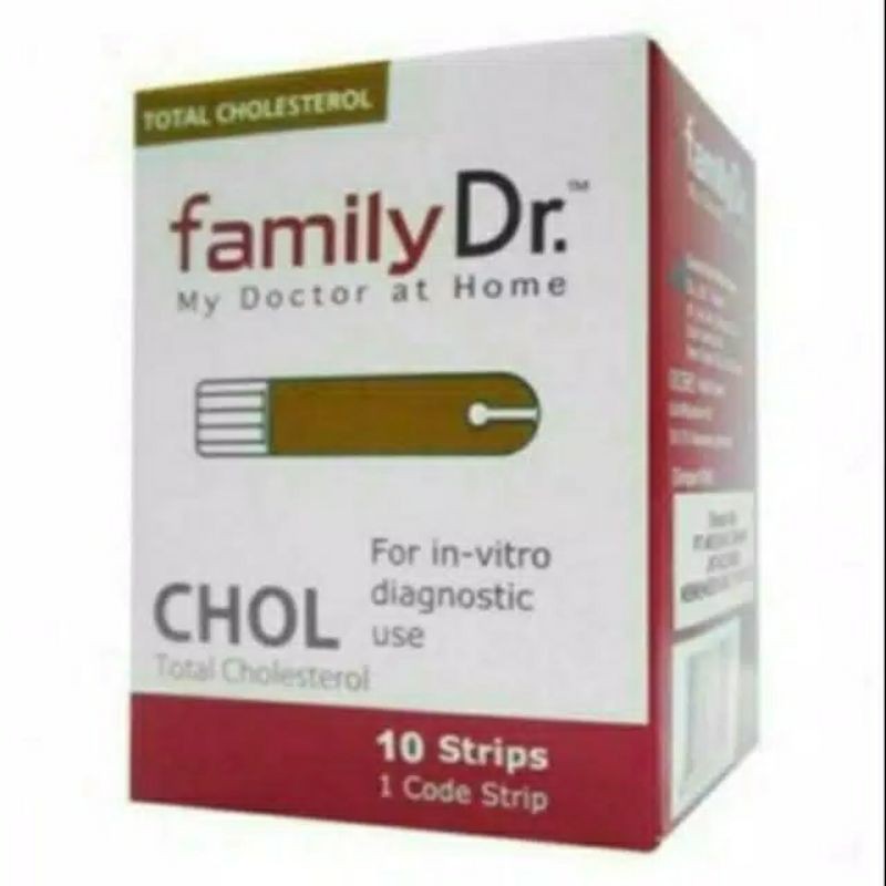 FAMILY DR STRIP CHOLESTEROL STIK ISI ULANG KOLESTEROL