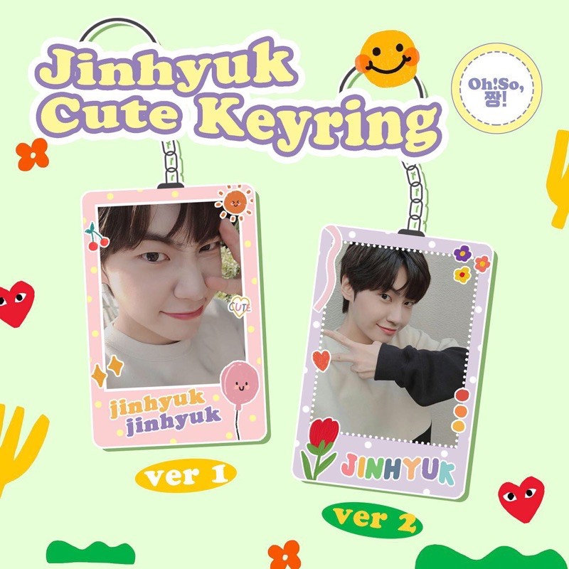 LEE JINHYUK CLEAR KEYRING KEYCHAIN GANTUNGAN KUNCI