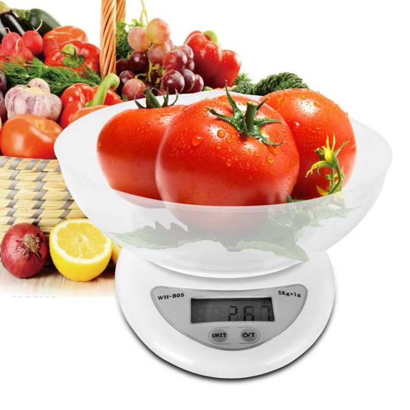 FUTAKO TIMBANGAN DIGITAL MANGKOK / Timbangan Kue Digital Electronic Dapur kitchen scale 5 kg B05