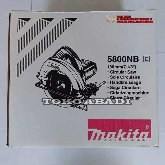 Mesin Potong Kayu MAKITA 7" 5800 NB / 5800NB Circularsaw