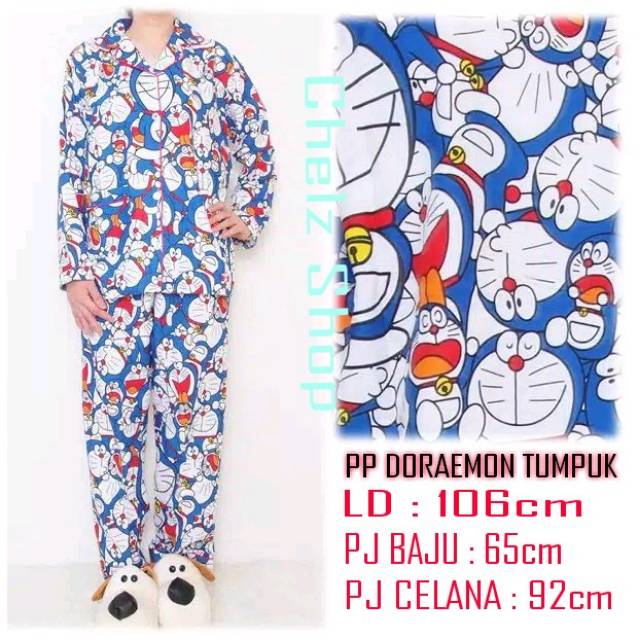 Baju Tidur Cewek/Wanita Piyama Pajamas Dewasa Motif Karakter PP