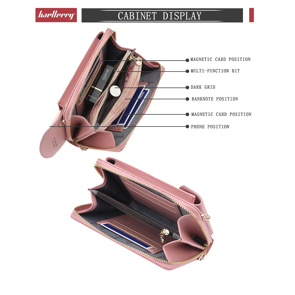 Dompet FOREVER BAELLERRY Original Wanita Panjang Multifungsi N8591