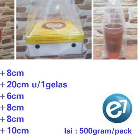 

❅ Kantong Plastik - Oxium Bag 35x54+8cm isi 500gram ♘