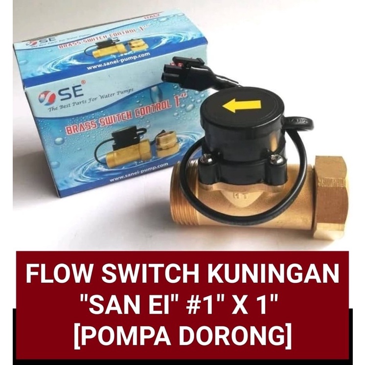 Jual POMPA AIR OTOMATIS / FLOW SWITCH KUNINGAN MERK SAN EI Shopee