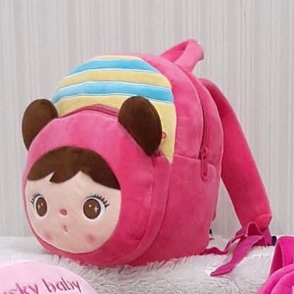 Tas ransel anak paud import boneka metoo lucky baby pretty angela korea souvernir koala panda