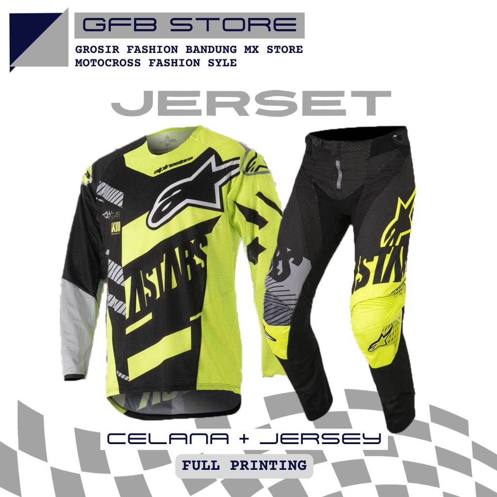 motocross jersey and pants cross Alpn01