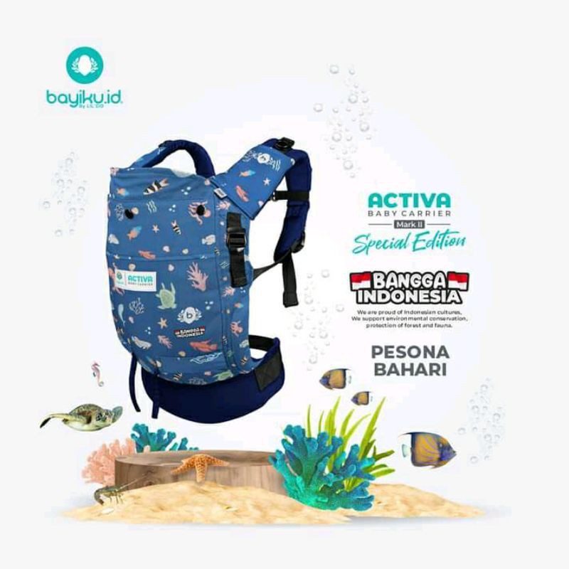 Gendongan Bayi Activa Baby Carrier SSC - Merk Bayiku.id Original