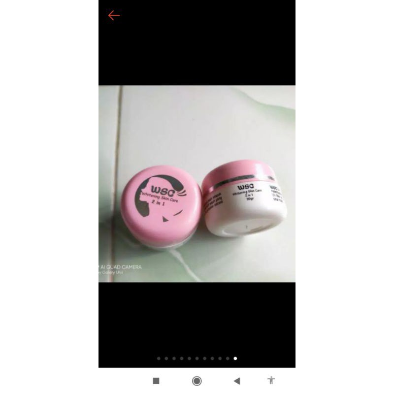 cream WSC kemasan baru 30gram