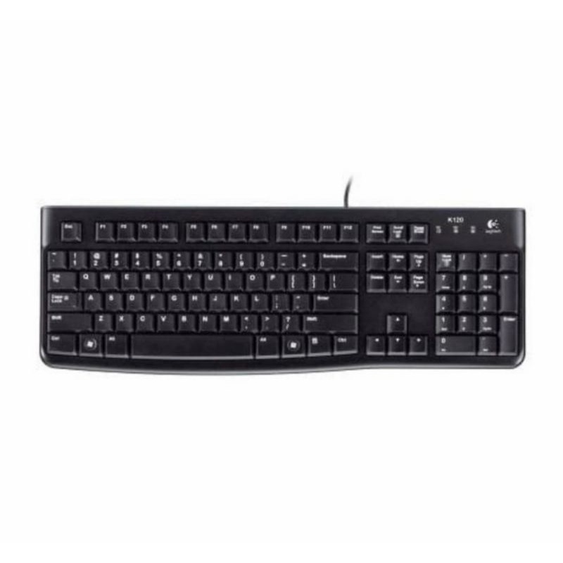 Keyboard USB Logitech K120 Original Garansi Resmi 1 Tahun