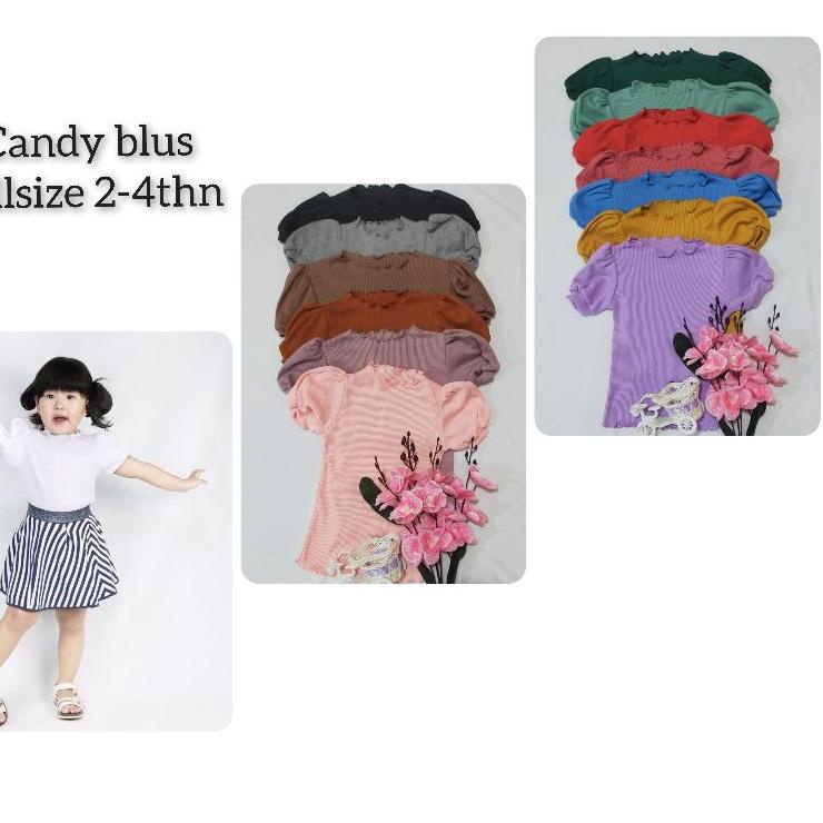 new arrival kaos candy knit balon 1-4tahun/atasan/kaos "BLZ.15Jn22ᴺ"