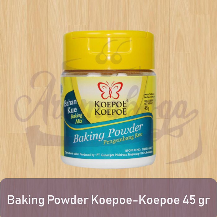 

Baking powder Koepoe| kupu kupu 45gr