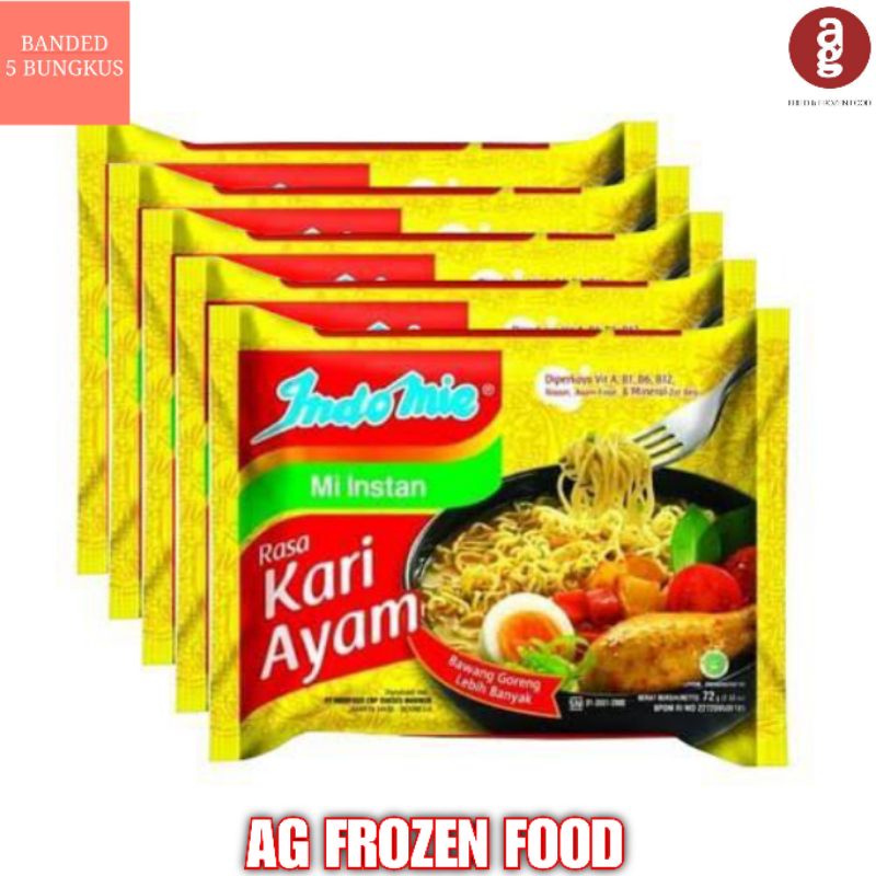 

Indomie Kuah Kari Ayam Banded 5 bungkus