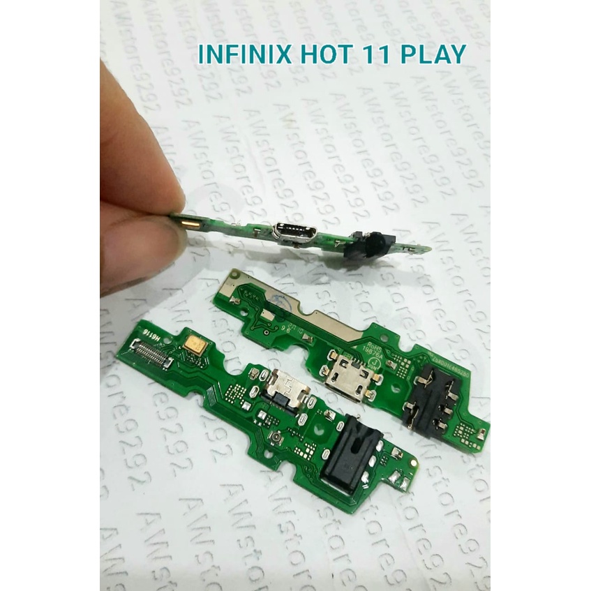 Flex Flexible Papan PCB Con Cas Fleksibel Konektor Charger INFINIX HOT 11 PLAY