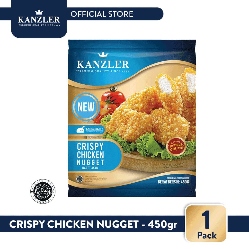 

Kanzler Crispy Chicken Nugget 450gr - 1 Pack