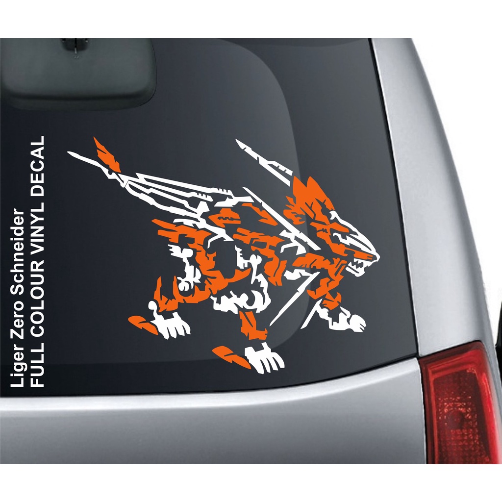 Sticker Cutting Liger Zero Schneider Decal Vynil Anime Manga