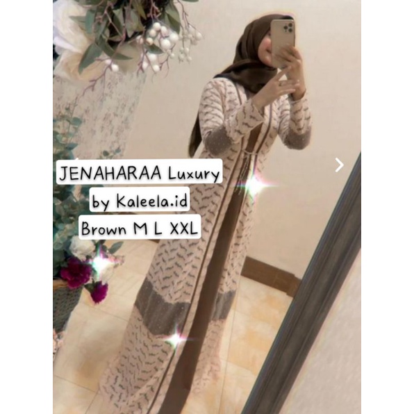 Jenaharaa Luxury by Kaleela id Brown M L XXL