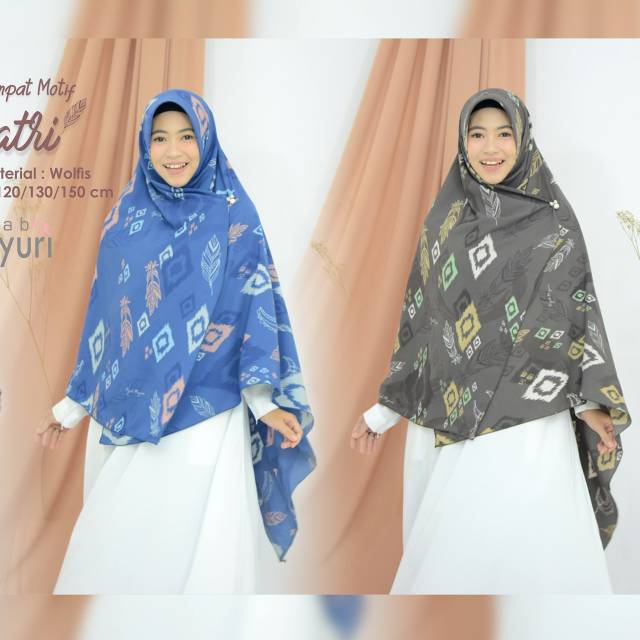 HIJAB SEGI4 130 x 130 &amp; 150 x 150 || GAYATRI ||BY HAYURI