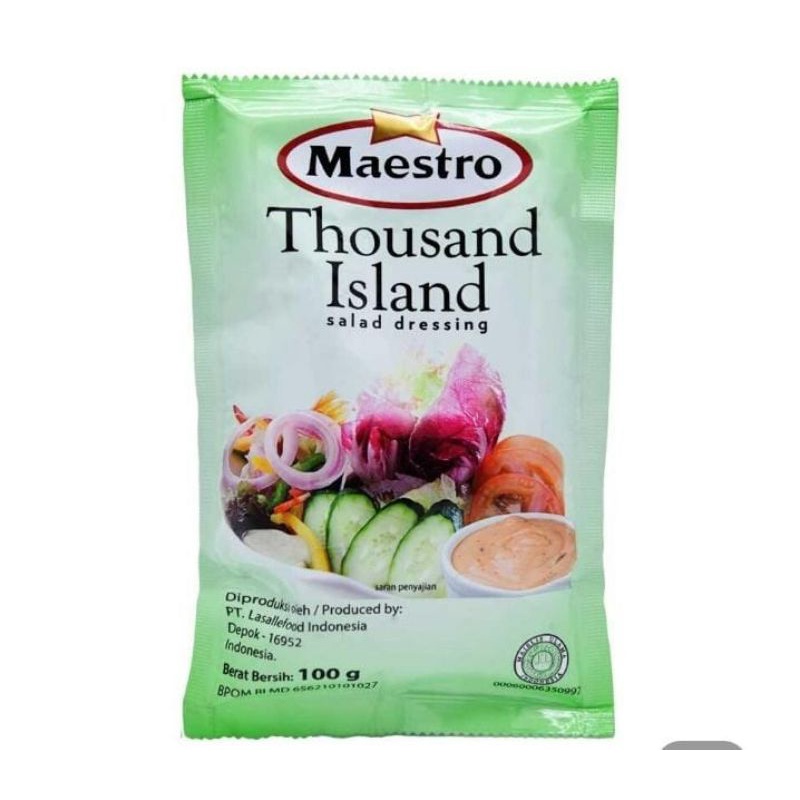 

Maestro Thousand Island Salad Dressing 100g