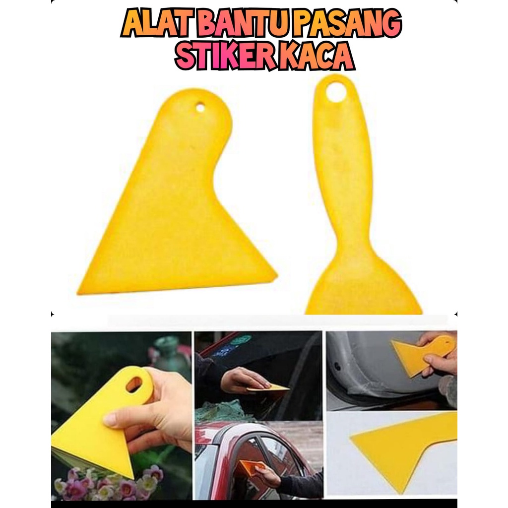 RAKEL ALAT BANTU PASANG STIKER KACA ALAT PASANG STIKER