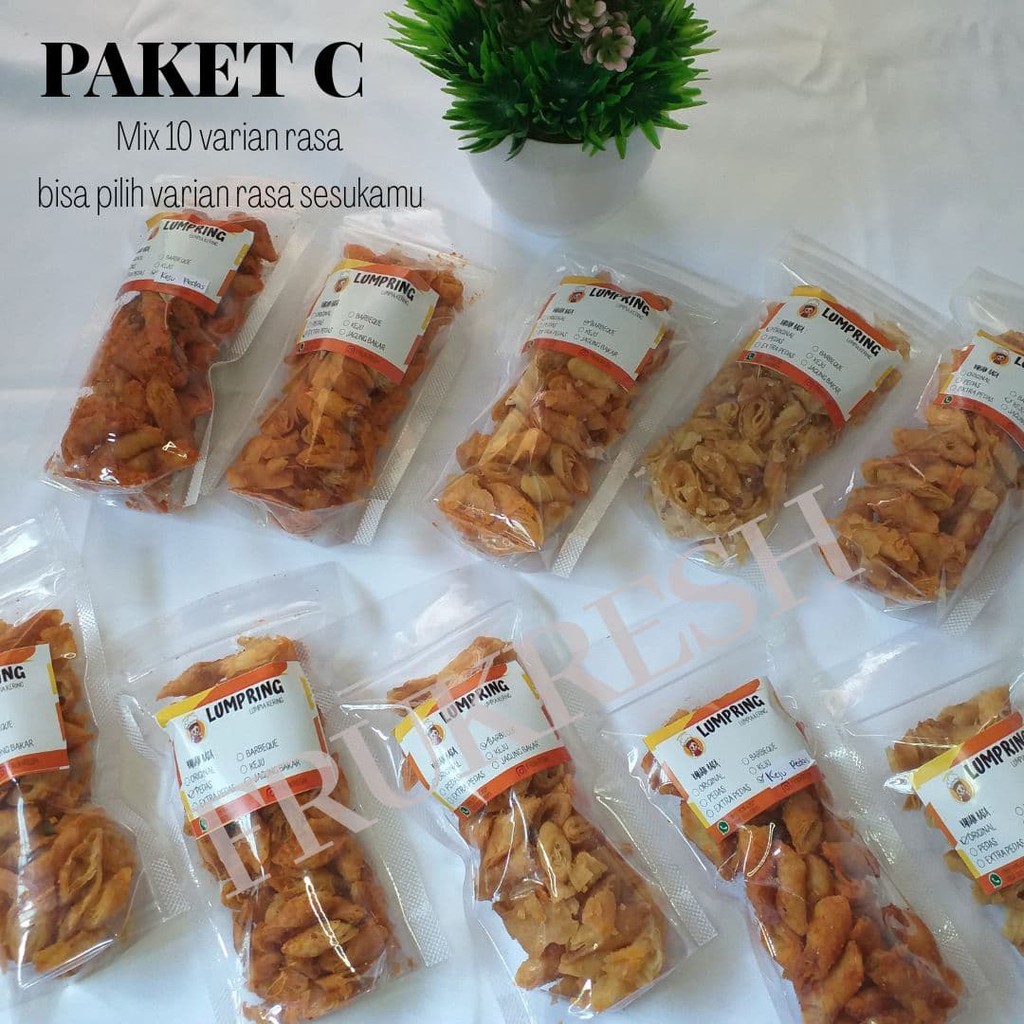 

PAKET HEMAT 10 PC LUMPRING - LUMPIA KERING